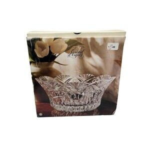 Vintage Cristal D' Arques J.G. Durand Vincennes 24% Lead Crystal 9 1/8" Bowl